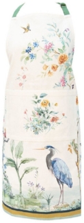 Clayre & Eef Kochschürze Paradise Bird, (Baumwolle, 1-tlg, Schürze), ca. 70 x 85 cm