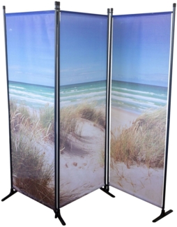 Paravent mit Fotodruck Ostsee, Sichtschutz, Raumteiler