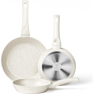 Innerwell Pfannenset Keramik 20/24/28cm Bratpfanne Induktion antihaft PFOA frei