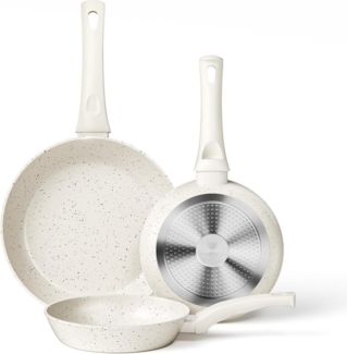 Innerwell Pfannenset Keramik 20/24/28cm Bratpfanne Induktion antihaft PFOA frei