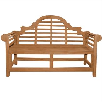 Marlborobank Caserta Teak Massivholz 150 cm