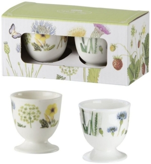 GILDE Eierbecher Gilde 2 Eierbecher Wild Flowers - Porzellan