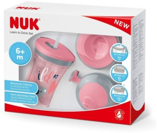 NUK Babyflasche NUK 3-in-1 Trinklernset Trainer /Action/Magic Cup