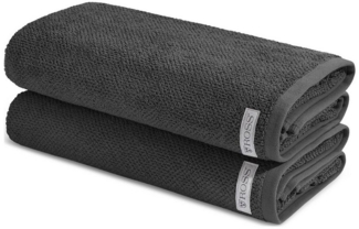 Ross Selection 2 tlg. Frottier-Set - 2 X Duschtuch (70 X 140cm) - 540 g/m2 - Anthrazit