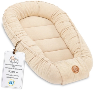 Totsy Baby Kuschelnest Babynest Neugeborene Tragegriff 90 x 50 cm Tragbar Kinder Kuschelnest