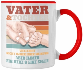 Trendation Tasse Trendation - Vater und Tochter Tasse Geschenk Papa Töchter Geschenkide