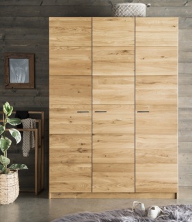 Kleiderschrank 140cm 'San Antonio' Wildeiche geölt