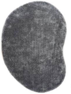 Bruno Banani Hochflor-Teppich Dana Bean shape, besondere Form, weich, Mikrofaser Teppiche, U-förmig, Höhe: 30 mm, organische Form, uni, Wohnzimmer, Schlafzimmer, Esszimmer