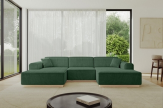 ALTDECOR Wohnlandschaft IREA-U1, Sofa Praktische Bequeme Funktionsecke Couch U-Form Eckcouch, Corner Sofa U-Form Vielseitige Sofa Wohnlandschaft Wohnzimmer