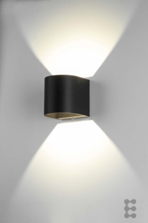 BRUMBERG LED-Wandaufbauleuchte 3000K 230V schwarz 60026183