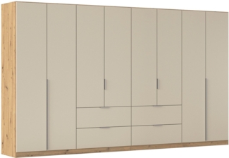 rauch Drehtürenschrank Kleiderschrank Schrank Garderobe AGORDO mit Dekor- oder Hochglanzfront (in zwei Griff-Farben, Breiten 91-360 cm) mit Außenschubkästen, in 7 Breiten und 2 Höhen MADE IN GERMANY