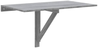 vidaXL Wand-Klapptisch Grau Sonoma 100x60x56 cm Holzwerkstoff 342651