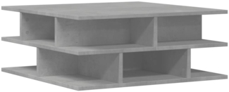 Couchtisch, Sofatisch Betongrau 70 x 70 x 29 cm Holzwerkstoff