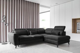 Wohnideebilder Noble Schwarz Ecksofas & Eckcouches CO-NOB-RT-10SAV