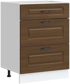 vidaXL Küchenunterschrank Kalmar Braun Eichen-Optik Holzwerkstoff 854286