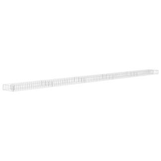 vidaXL Gabionen-Hochbeet Verzinkter Stahl 450x30x10 cm 145644