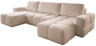 Compleo Ecksofa Wolke U Form, Eckcouch bubble, Praktische Bequeme Ecksofa WOLKS, Ecksofa Wolke mit Bettkasten
