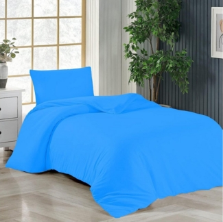 livessa Bettwäsche 200x200 3teilig Baumwolle - Bettwäsche mit Reißverschluss: Bettbezug 200x200 cm + 2er Set Kissenbezug 40x80 cm, Oeko-Tex Zertifiziert, aus%100 Baumwolle Jersey (140 g/qm)