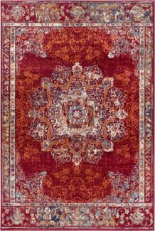 HANSE Home 'Maderno' Teppich, rechteckig, Höhe: 8 mm, Orientalisch, Kurzflor, Rot, 80x120 cm (Rechteckig)