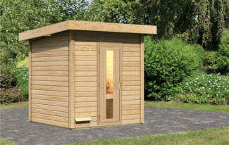 Karibu Sauna Hytti 2 naturbelassen ohne Ofen