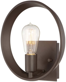 Elstead Lighting Uptown Theatre Row 1-Light Wandleuchte Bronze 1-flammig E27