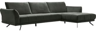 Die PlanBar Ecksofa MP-IN20041 L-Form, optional Sitztiefenverstellung und Kopfstützen