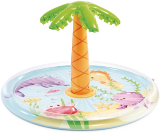 Intex Kinderpool mit Spritzfunktion "Palm Tree Spray Pool", Ø 173x104 cm
