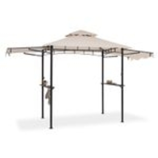 Steakhouse Wings Pavillon 244 x 260 x 152 cm 160 g/m² PE flammhemmend Stahl Beige