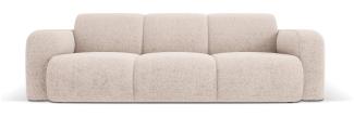 Micadoni Boucle Sofa Molino 3-Sitzer Chenille Beige