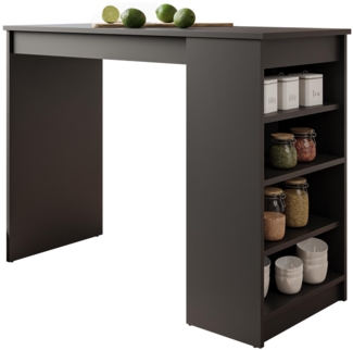 Küchentisch Zotino (Farbe: Schwarz)