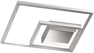 LED Schlafzimmerleuchte, 3 flammig, silber, L 30 cm, MANAS