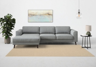 TRENDMANUFAKTUR Ecksofa Lumber Jack, elegantes Designsofa, zeitlos modern, hoher Sitzkomfort, wahlweise mit Bettfunktion u. Bettkasten, L-Form
