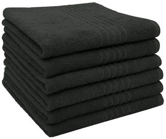 ZOLLNER Handtücher, Walkfrottier (6-St), 50 x 70 cm, 100% Baumwolle, vom Hotelwäschespezialisten