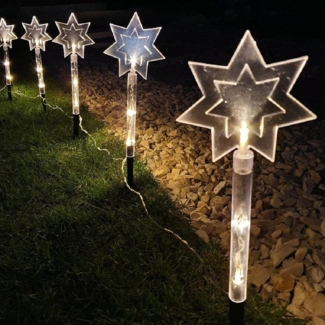 FHS LED-Lichterkette 35077 LED Leuchtstäbe 5er warmweiß Stern