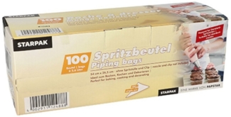 100 Spritzbeutel 2,6 l 54 cm x 26,5 cm transparent