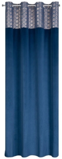 Design91 Vorhang Ösenvorhang ELEN, prächtige Vorhänge, Ösen, Samt, Velour