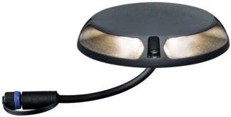 Paulmann No. 93920 Plug&Shine Bodenaufbauleuchte IP67 2x3W Anthrazit befahrbar