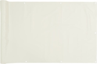 vidaXL Balkon-Sichtschutz Weiß 600x120 cm PVC 4005511