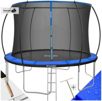 tectake Gartentrampolin Trampolin, (Komplettset), Ø 366 cm, GS-zertifiziert