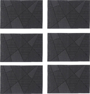 Zeller Present Platzset, (Set), stylisches Muster, 6-teilig, Kunststoff, 30 x 45 cm