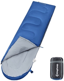 KingCamp Kinderschlafsack Oasis 250 Kinder Decken Schlafsack Sommer Camping, 1,40 m Lang & Breit