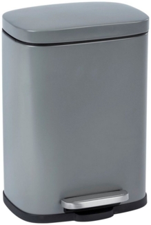 Badezimmerkorb mit Pedal Easy Close 5l, Farbe grau, Wenko