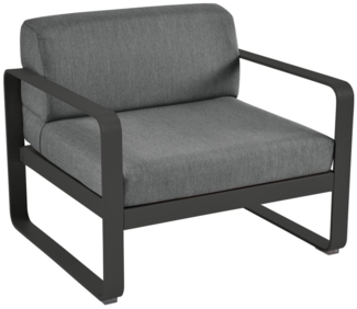 Bellevie Lounge-Sessel Outdoor 42 Lakritze A3 Graphitgrau