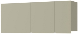 Deine Möbel 24 Hängeregal LIBU 12 Wandregal Regal 120 cm breit, Set 3-tlg, LIBU-Kollektion Beige Eukalyptus Eiche
