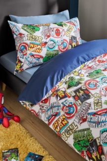 Next Bett-Set Bettbezug und Kissenbezug im Set, Marvel, Bezug: Baumwolle