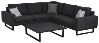 Ethos Eckgruppe mit Couchtisch Charcoal