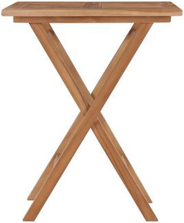 vidaXL Gartentisch Klappbar 60×60×75 cm Massivholz Teak 48994