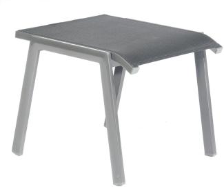 Sonnenpartner Fußhocker Fresno Aluminium mit Textilen anthrazit