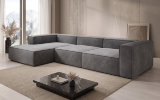 Luxusbetten24 Sofa Designer Sofa Lesley L, in Samt