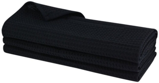 Engelland Geschirrtuch Poliertuch, (Vorteils-Set, 3-tlg, Waffel-Pique), 100 % Baumwolle, integrierte Aufhängeschlaufe, 70x50 cm